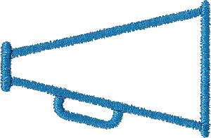 Cheer megaphone template