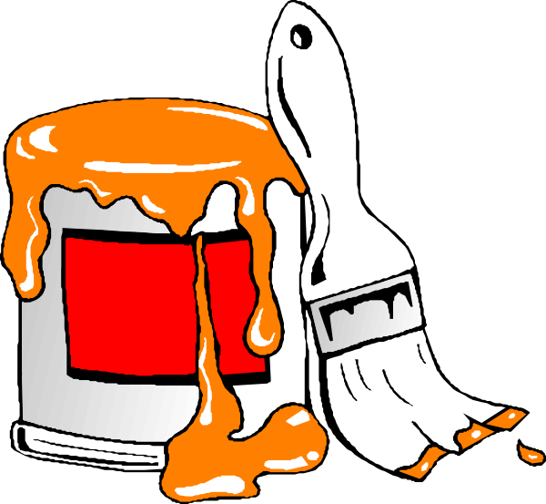 Paint Tin clip art - vector clip art online, royalty free & public ...