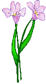 Easter Clip Art - Lilac and Yellow Flowers - Free Flower Clip Art