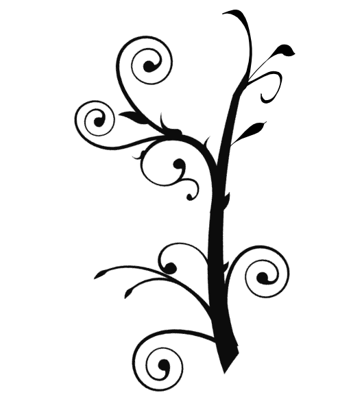Branch Vine Swirl Clip Art - vector clip art online ...