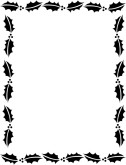 Christmas Borders, Borders for Holiday Decorations ...