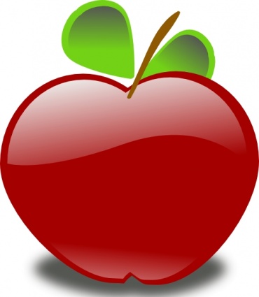 Apple clip art vector, free vectors