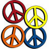 Peace Love and Me-Peace Sign Buttons and Pins