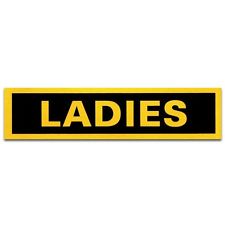 Ladies Room Sign
