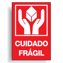 Símbolo para Embalagem de Transporte - Cuidado Frágil