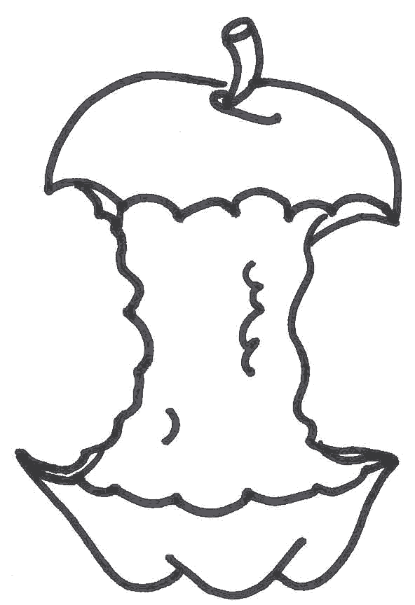 Apple Core Clip Art