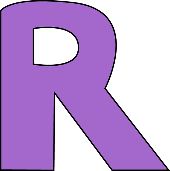 The letter r clipart