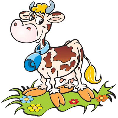 Funny baby farm animal clipart
