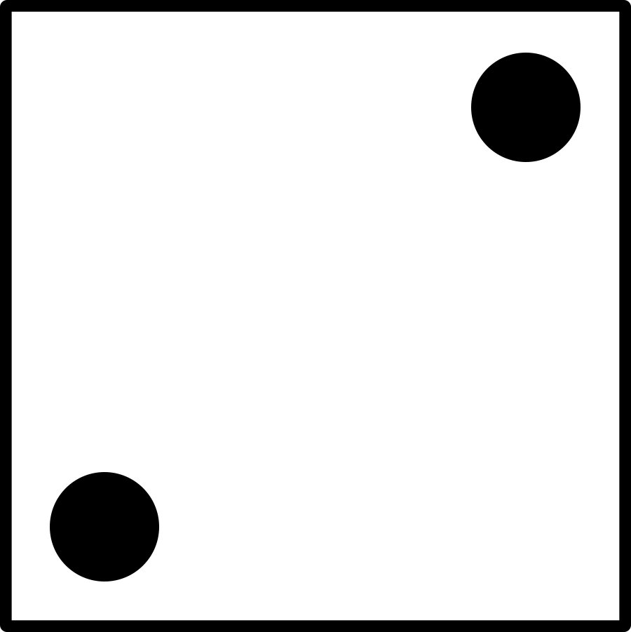Two dice clipart
