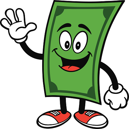 American One Dollar Bill Clip Art, Vector Images & Illustrations ...