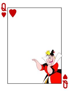 Queen Of Hearts Template - ClipArt Best