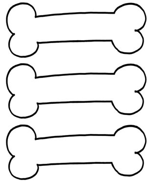 Dog clipart bone