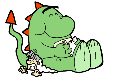 St Georges Dragon Cartoon - ClipArt Best