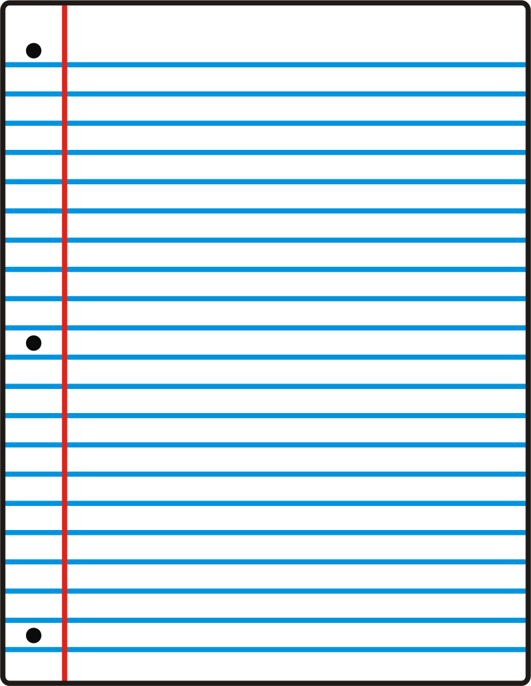 Lined Paper Clipart - Tumundografico