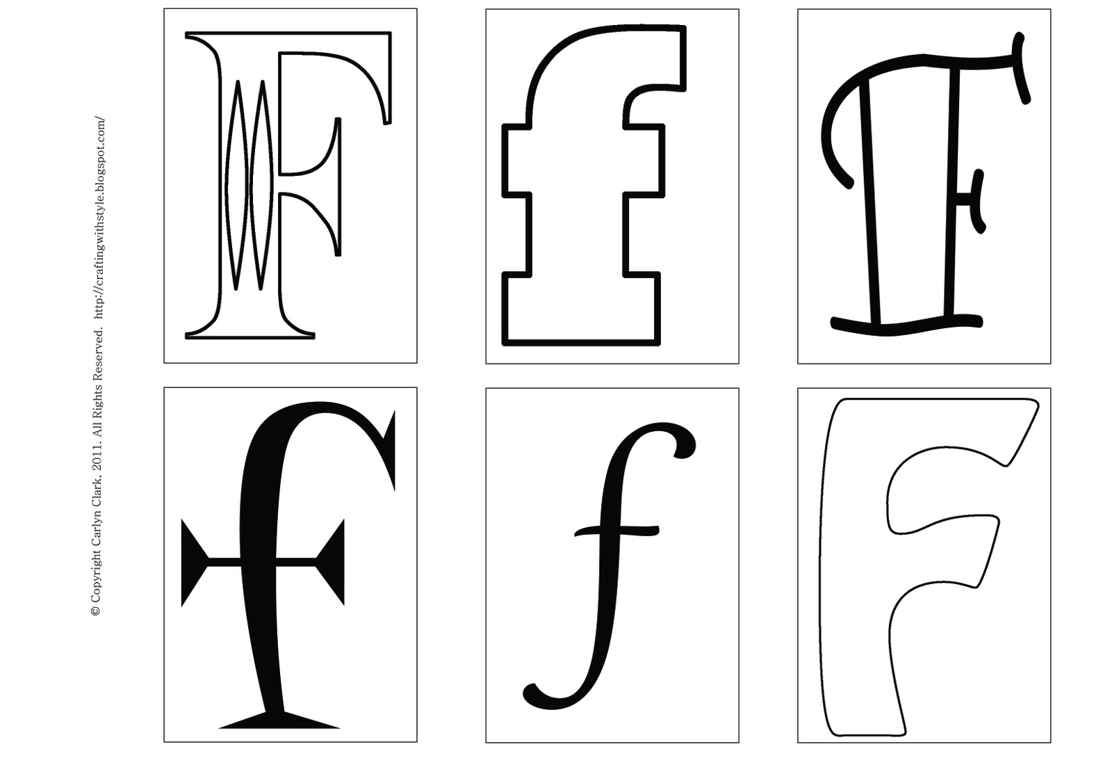 Full Page Letter F Template Colouring Pages For Kids 6 #10730 ...
