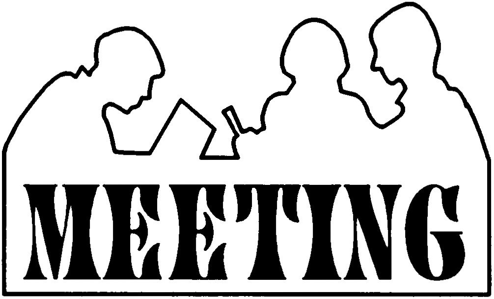 Meeting announcement clipart
