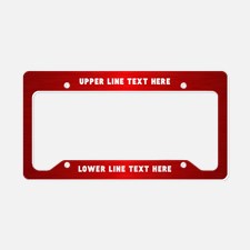 Template Licence Plate Frames | Template License Plate Covers ...