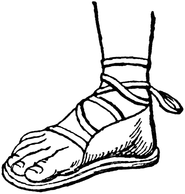 Bible Sandals Clipart