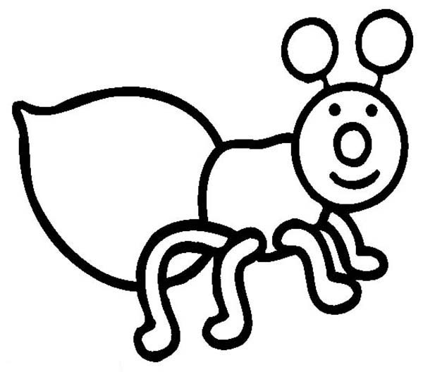 Firefly Outline Coloring Page | Color Luna