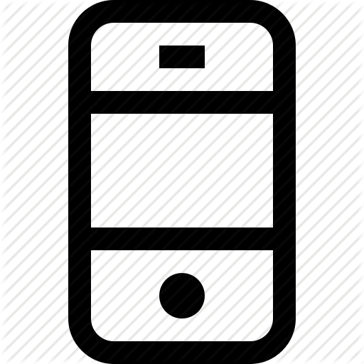 Apple, Ios, Iphone, Line, Mobile, Phone, Smartphone, Thin icon ...