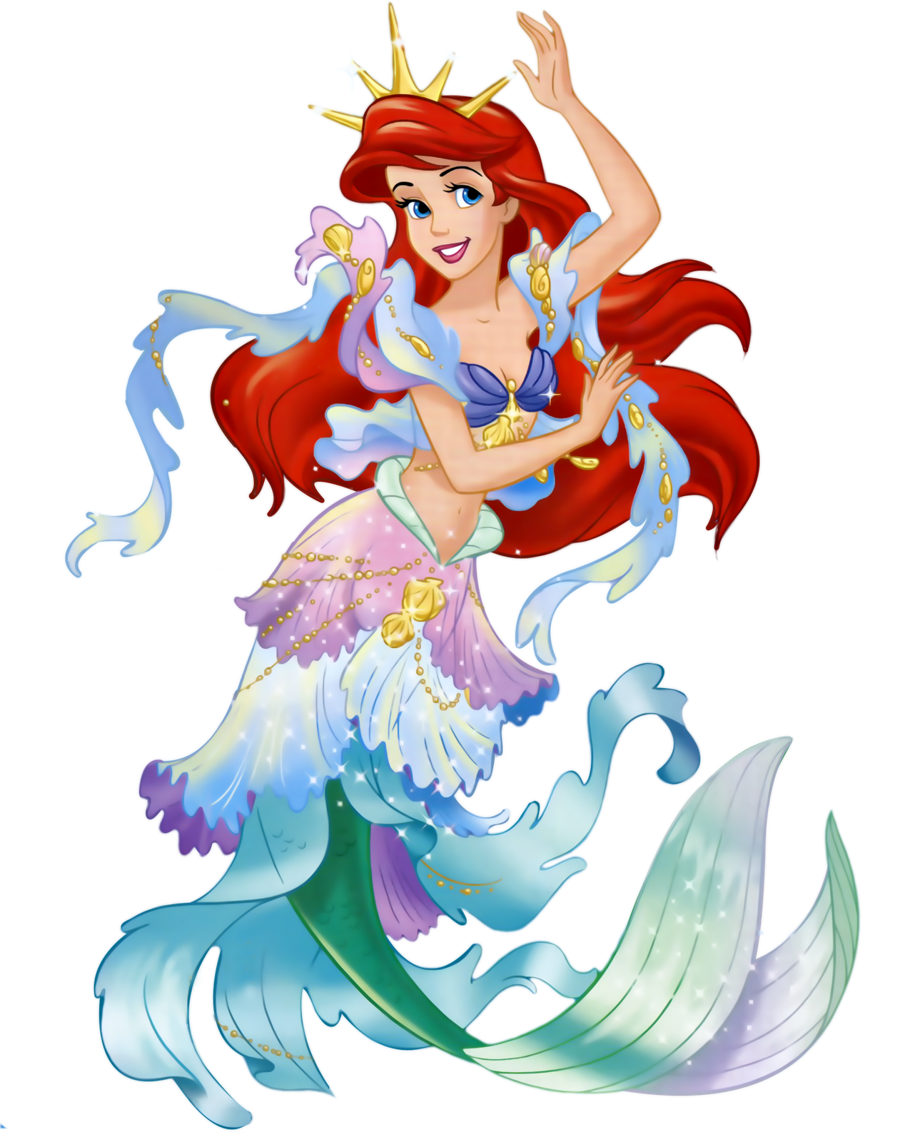 Dancing Ariel PNG Picture Clipart