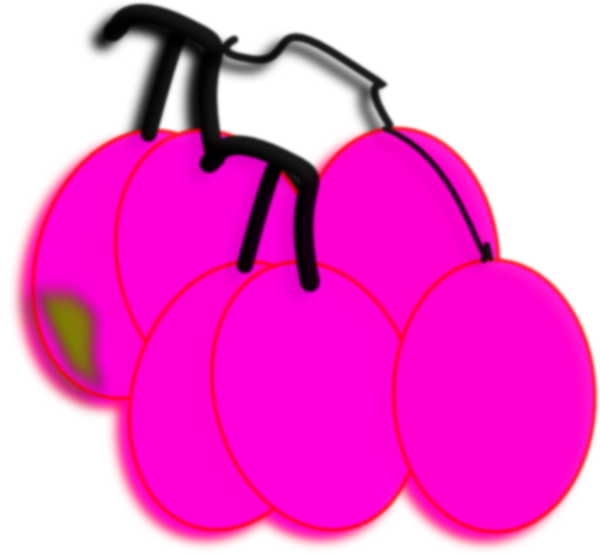 Cartoon Grapes Clip Art - vector clip art online ...