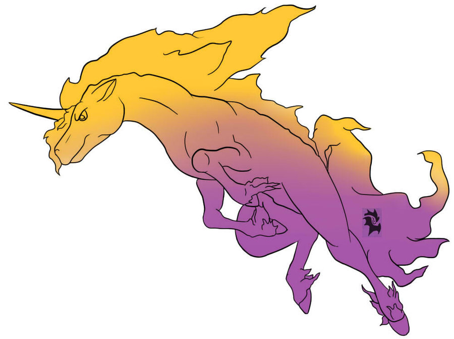 deviantART: More Like Rapidash Subtractive by jessijoke