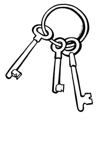 Free LDS Priesthood Keys Clipart