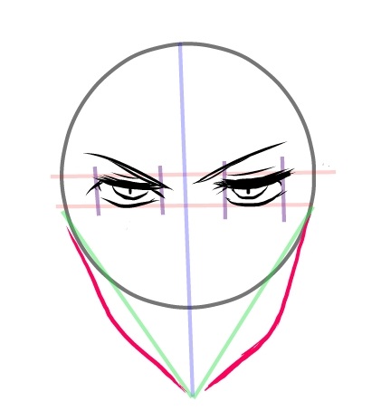 How to Draw Manga Tutorial: How to Draw Manga Face (Shounen style ...