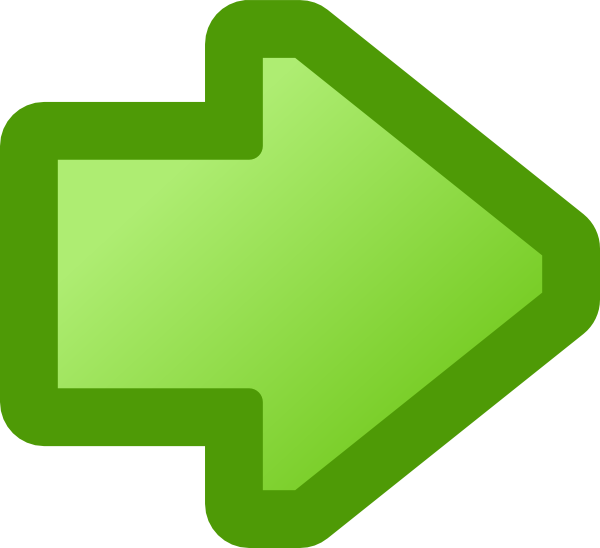 Green Right Arrow clip art - vector clip art online, royalty free ...