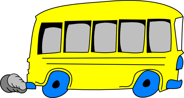 Animated School Bus Clip Art