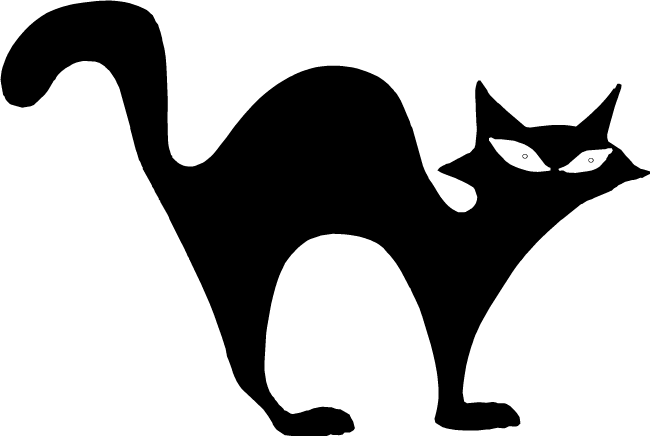 Halloween Black Cat Clipart