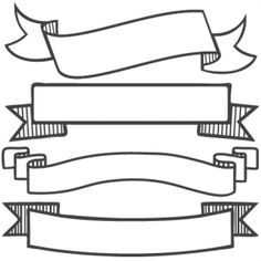 Ribbon Banner | Banners, Burlap ...