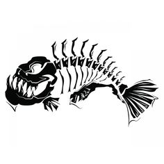 Fish, Skeleton art and Skeletons