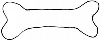Clipart dog bone