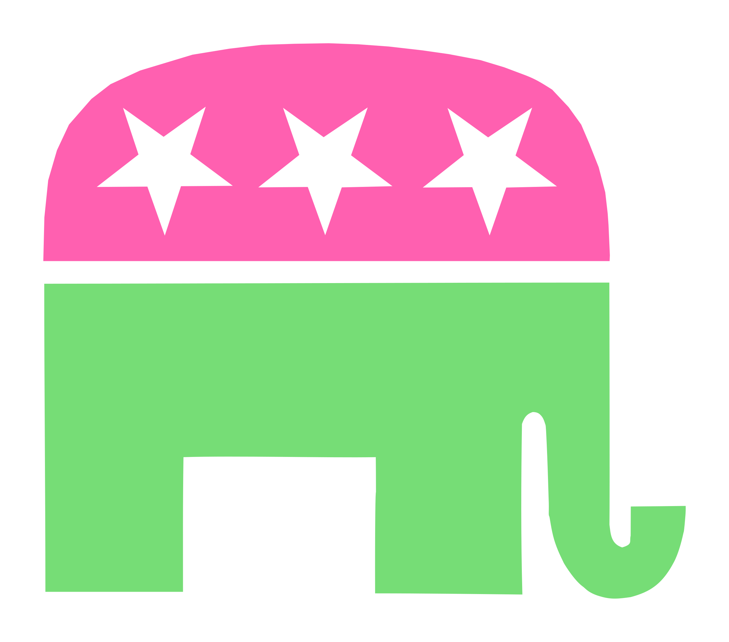 Clipart - gop elephant transparent background