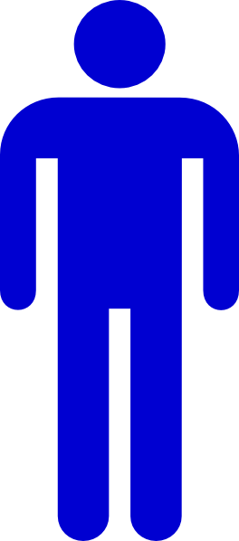 Person Clipart Silhouette Blue - Free Clipart Images