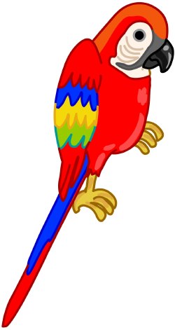 Parrot Clip Art Cartoon - Free Clipart Images