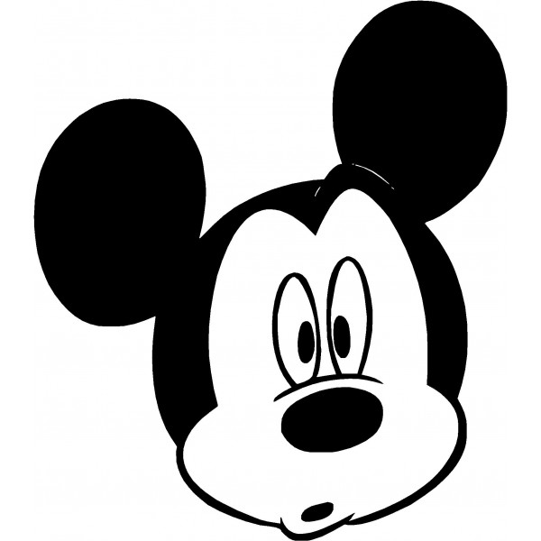 Mickey Mouse Clipart Black And White - Free ...