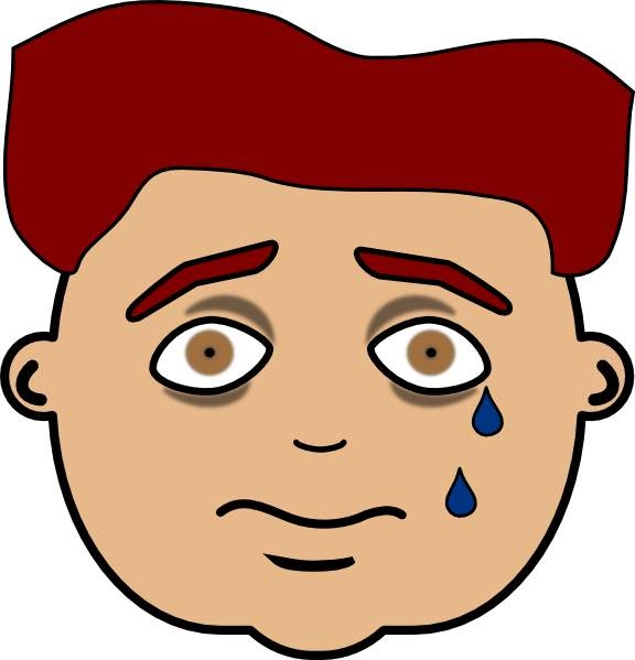 Sad Kid Face Clipart