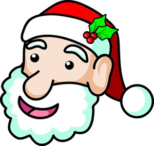 Saint Nick Clipart Image - A cartoon Saint Nicholas wearing Holly ...