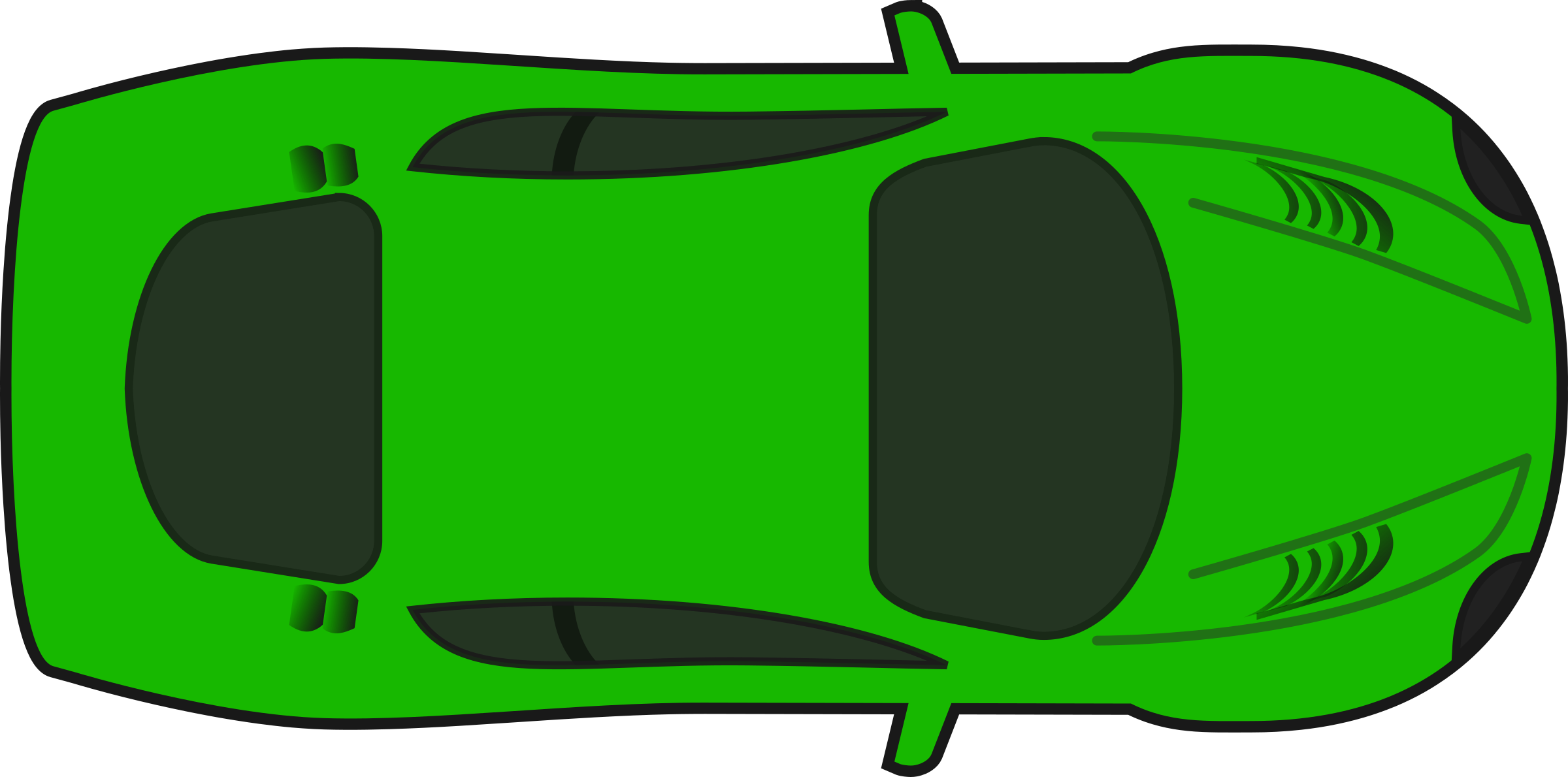 Green Car Clipart