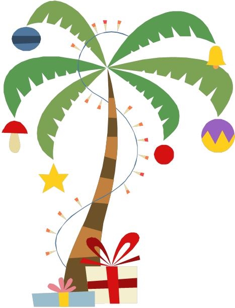 Palm Tree Christmas Tree