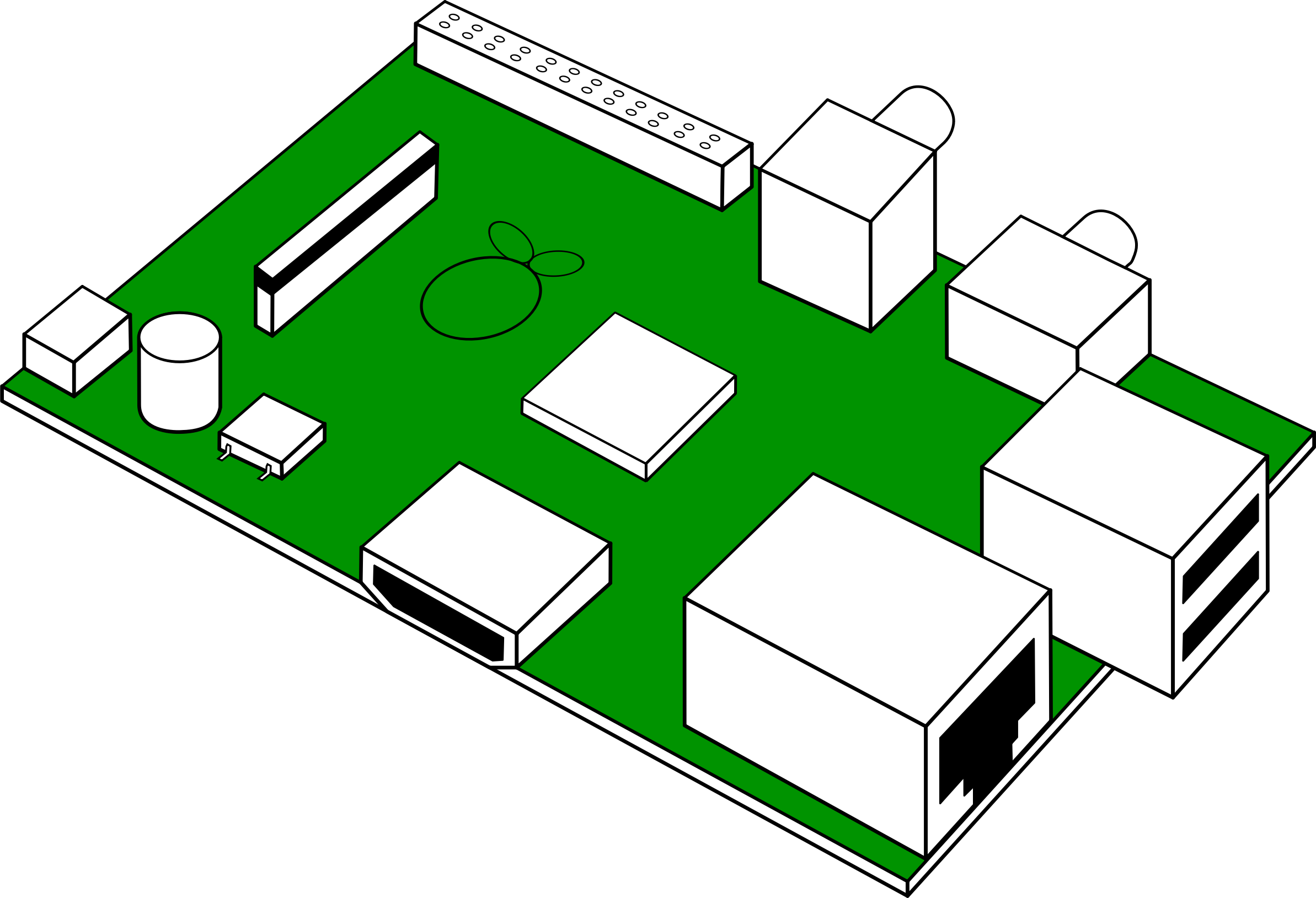 Raspberry pi clipart