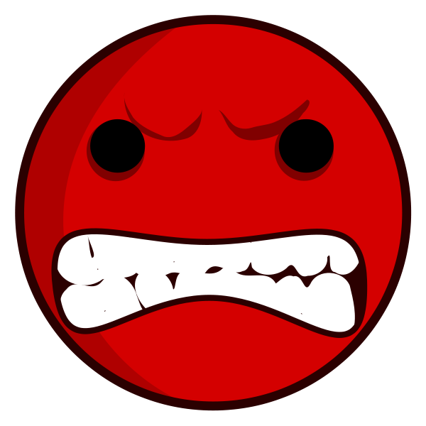 Mad clipart face