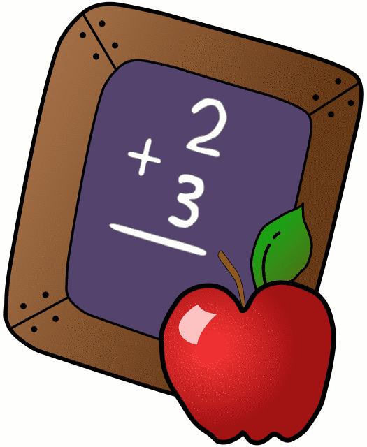 Teacher apple clipart