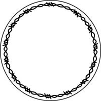 Barbed Wire Circle Clipart