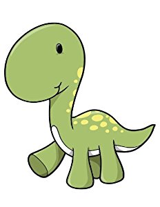 Amazon.com: Wallmonkeys WM270448 Cute Little Baby Dinosaur Peel ...