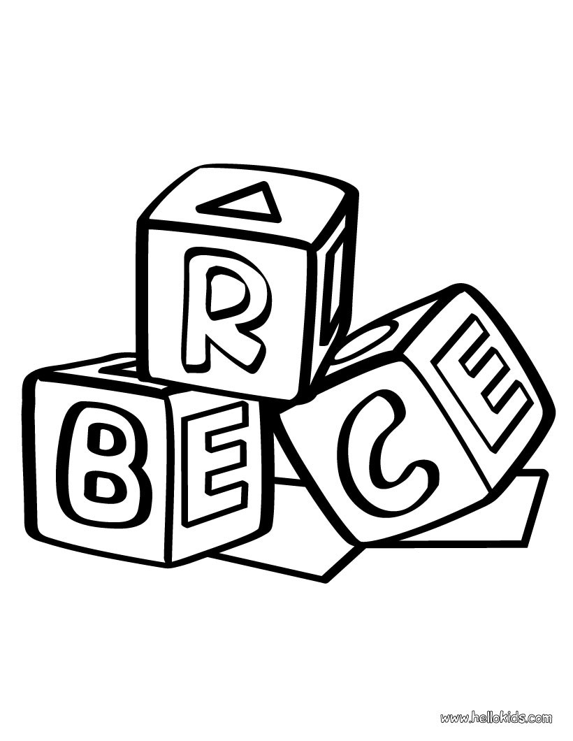 Blocks Coloring PagesColoring Merdekawalk