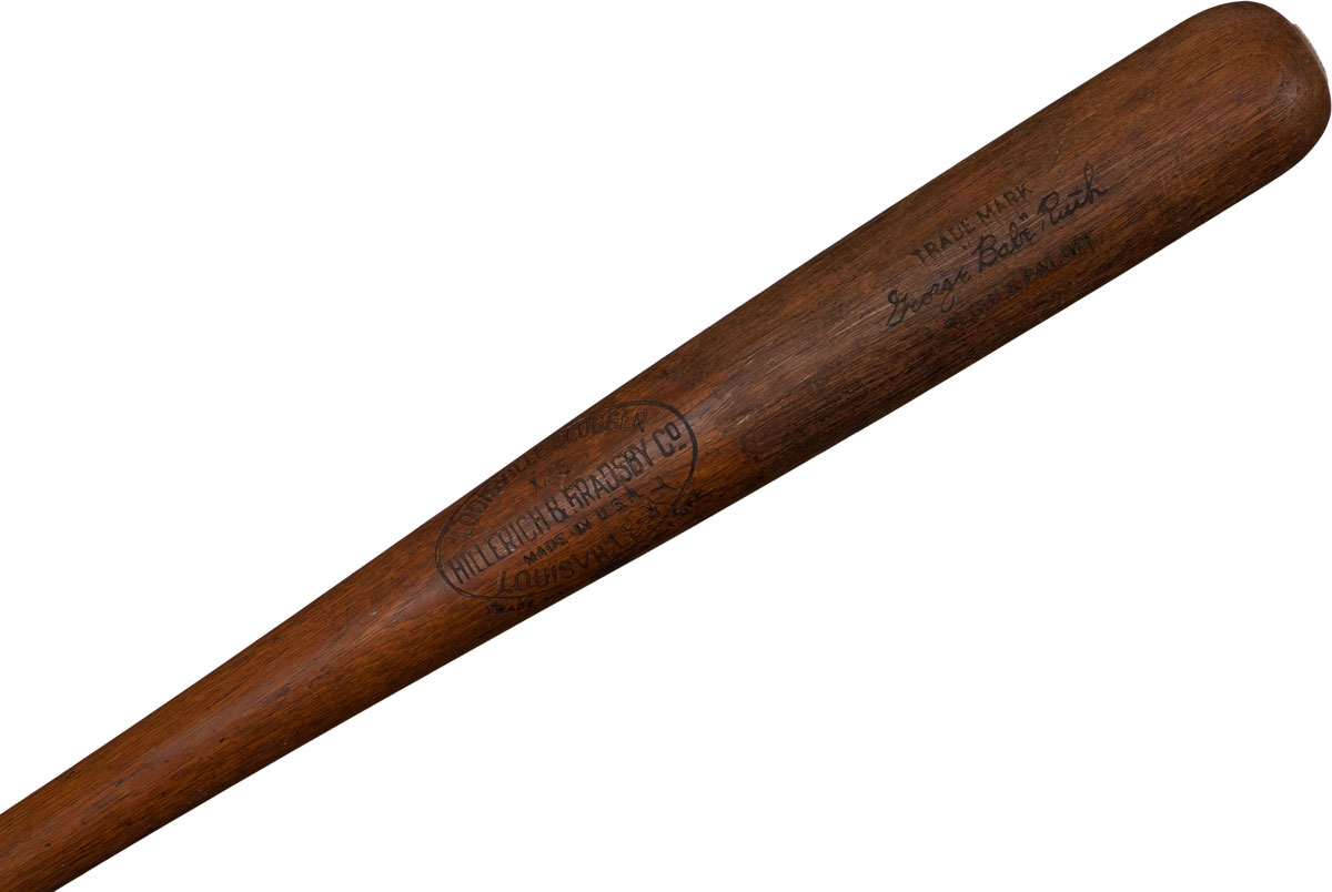 The Only Babe Ruth 1927 Game Used Bat to be Offered at Platinum ...